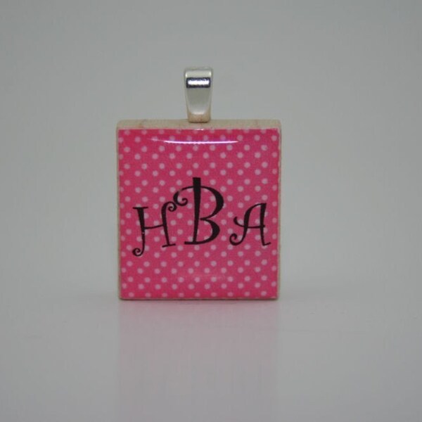 Custom Scrabble Tile Pendant
