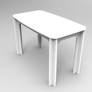 Plany stołu jadalnego CNC DIY - materiał 3/4 cala - pliki DXF i Rhino - idealne do płyt mdf, sklejki, płyty Starboard