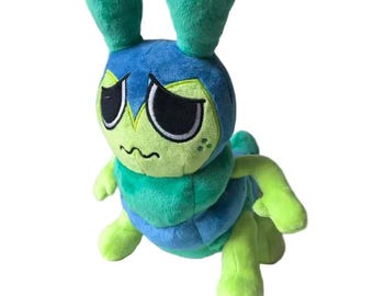 Peluche de gusano Dandy hecho a mano - Peluche personalizado de 20 cm de Dandy's World