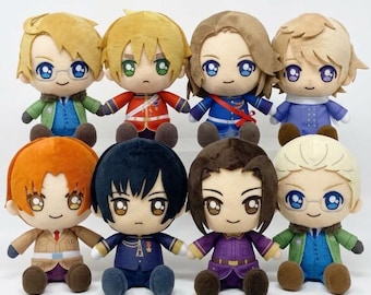 Handmade Hetalia Plush Axis Powers Fan Art Inspired Stuffed Toy  Choose Your Nation