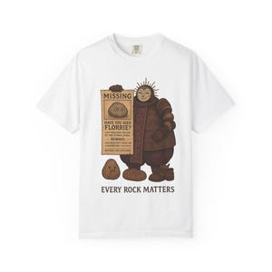 -shirt Esquie | Expédition 33 Pet Rock manquant | Produits dérivés du jeu Clair Obscur | T-shirt Whee Whoo Meme