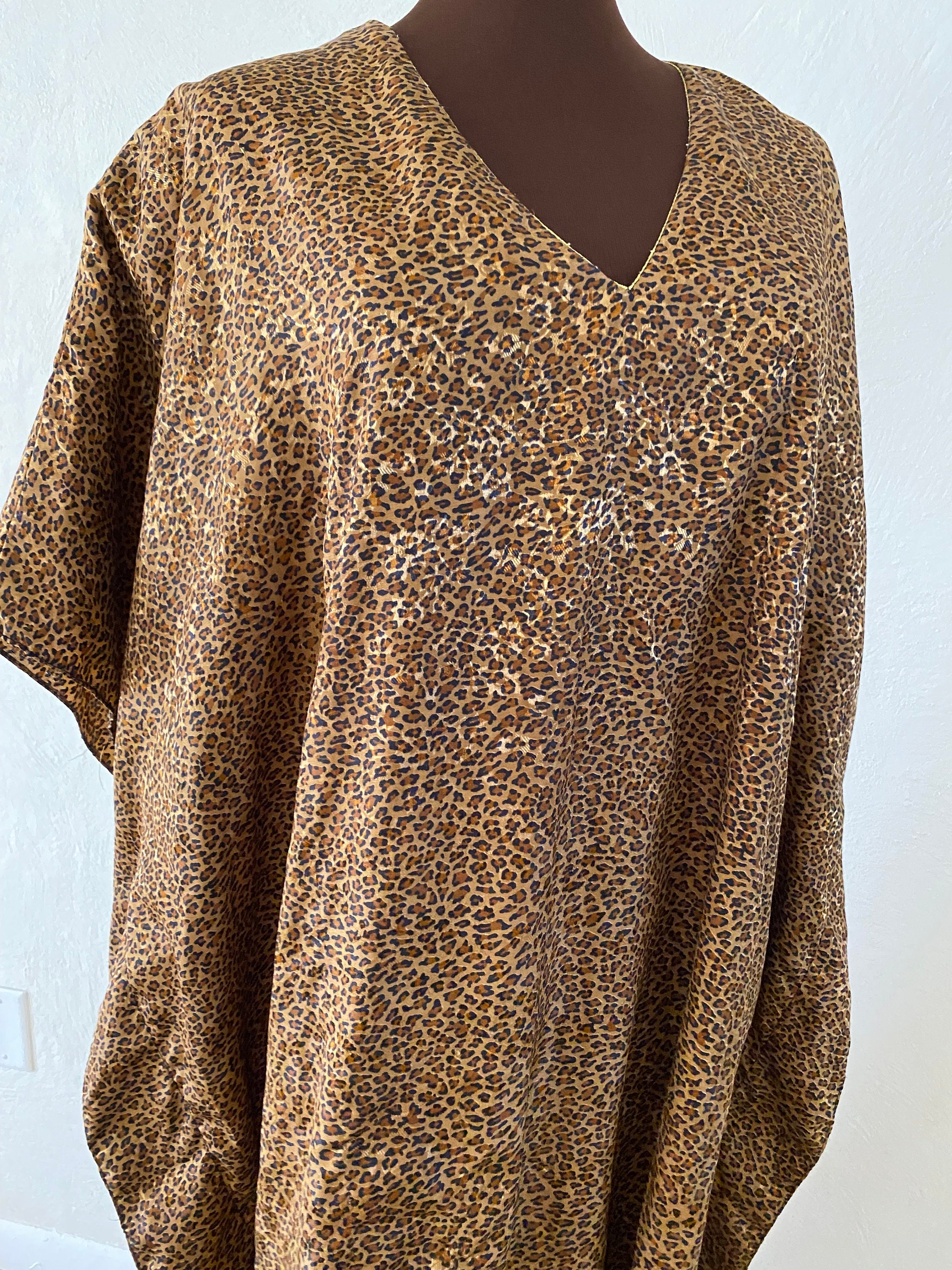Leopard print best sale caftan