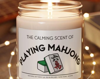 Mahjong Gift: The Calming Scent of Playing Mahjong Candle