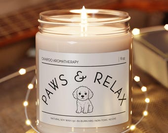 Cavapoo Gift: Funny Cavapoo Mom Candle