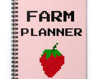Stardew Valley Gift: Farm Planner, Strawberry Design