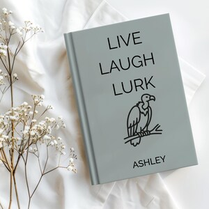 Geier Kultur: Leben, Lachen, Lurk, personalisiertes Notizbuch