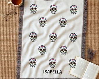 Day of the Dead Blanket: Personalized Mexican Blanket