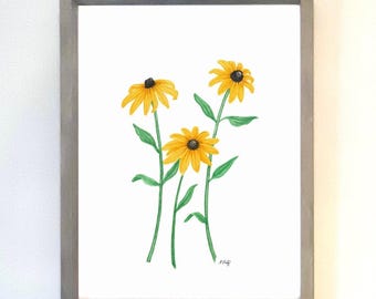 Black-Eyed Susan Print