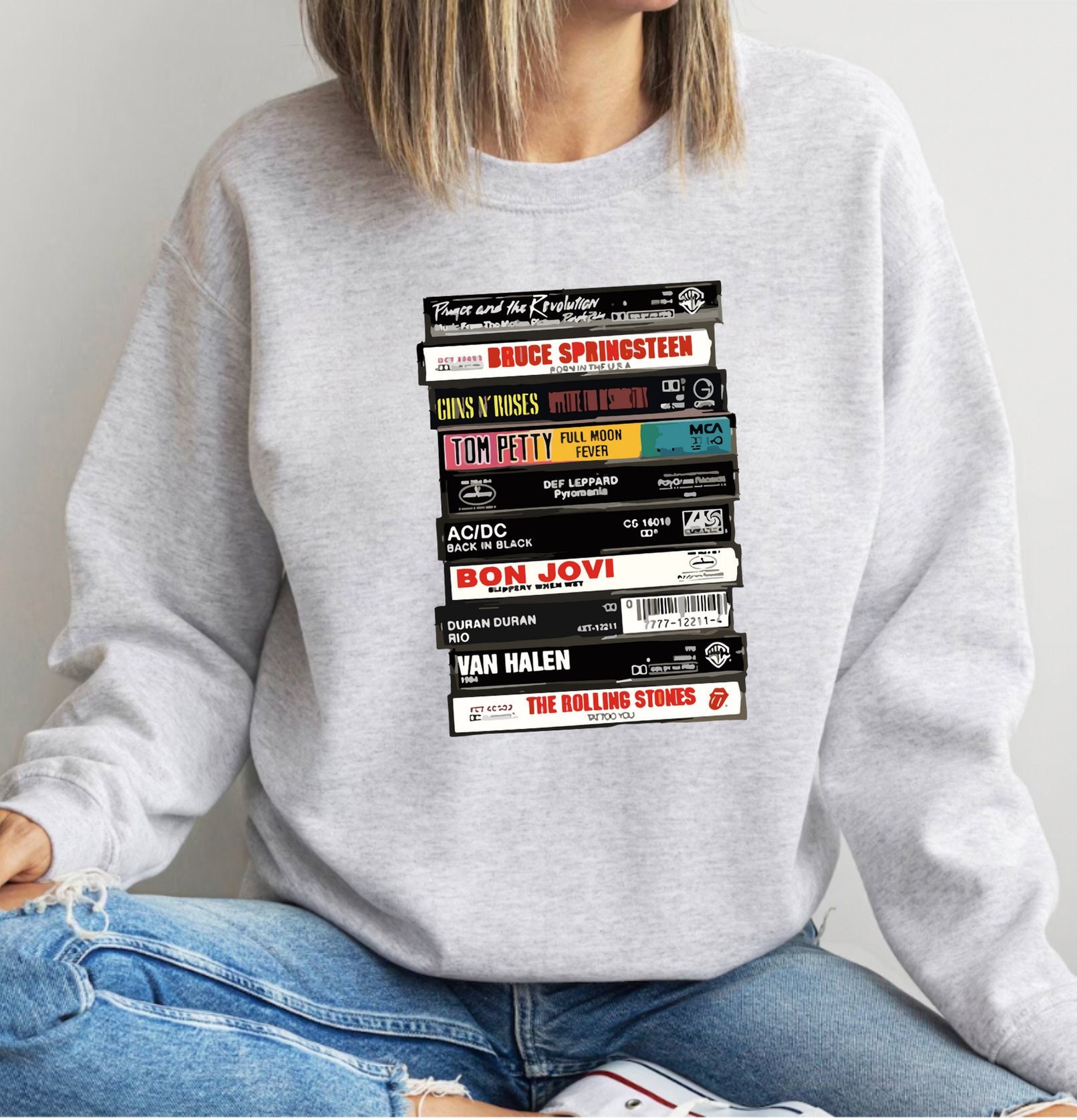 Vintage 80's Cassette Sweatshirt - Etsy Australia