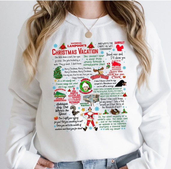 Christmas Vacation Rant Shirt, Christmas Vacation Quotes, Clark Griswold  Sweatshirt, National Lampoons Vacation Sweatshirt, Family X-mas Tee - Etsy
