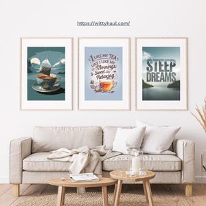 tea wall art, tea quotes, tea print, pantry art, tea decor, tea art print, tea poster, tea gift, tea lover, tea room, tea sayings, tea humor