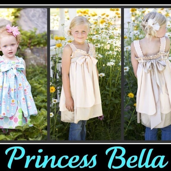 Princess Bella Dress Pattern by Izzy and Ivy Designs