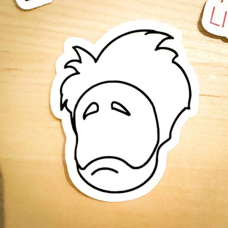 AJR Stickers: Black & White Outline (3