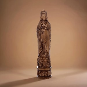 Mokosh Wooden Statue Goddess Pagan Statue Slavic Pagan Goddess Statue Slavic Gods Slavic Paganism Slavic Mythology Wood Slavic Pantheon Gift