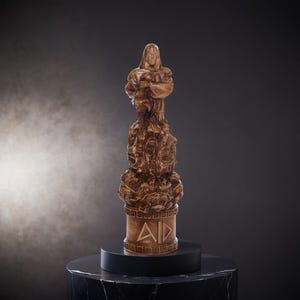 Handmade Wooden Hades Statue | Greek God | Greek Statue | Pagan Statue | King of the Underworld | Wiccan | Greek Pantheon | Greek Mythology