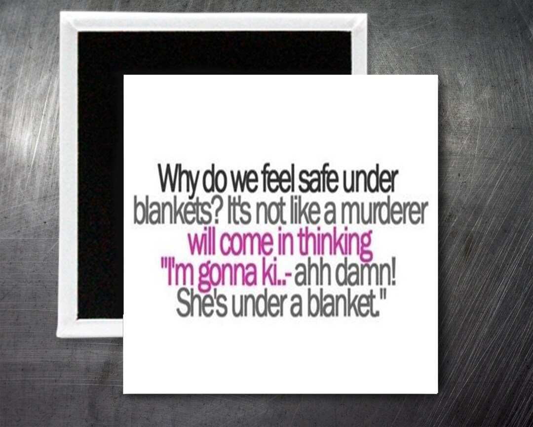 Why Do We Feel Safe Under Custom Made. 1.5 X 1.5inch