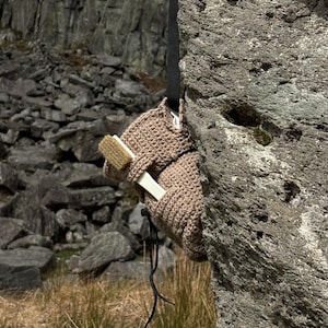 Sac de craie d'escalade pour bloc - Accessoire d'escalade durable avec fermeture sécurisée et conception légère