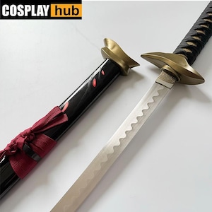 Cosplay Lol Yone Double Blade Wind Sword Katana Metal LOL Game Sword