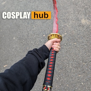 Rivers of Blood Katana, Elden Katana Cosplay Metal Sword, Collection Gift for him, Gift for him, Medieval Fantasy