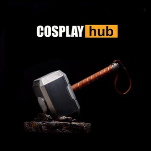 Thor&#39;s Metal Hammer, Mjolnir Hammer, Handmade Thor Hammer with 1:1 Stand