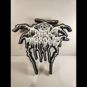 DARKTHRONE 3D Logo Sign - Norwegian Black Metal Band Logo Art, Trve Kvlt Wall Decor