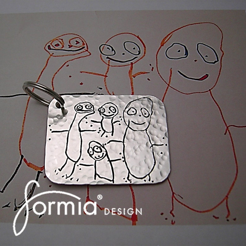 Engraved Signature, Autograph Key Chain , Actual Handwriting in Silver ...