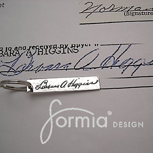 Engraved signature necklace image 6