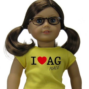 PDF Sewing pattern Short sleeve Tee T-Shirt for 18 inch American Girl doll perfect tee custom graphics