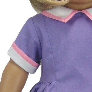 PDF sewing pattern 1930s Dress pattern for 18 inch American Girl Dolls