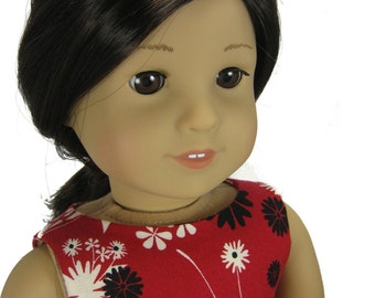 PDF sewing pattern Modern Twilight Bella's Birthday Dress for 18 inch American Girl doll boat neck