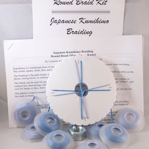 Kumihimo Round Braid Beginners Kit: DIY Japanese Braiding - Beginner Friendly