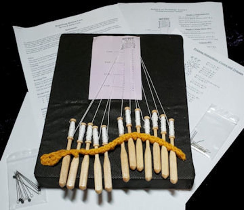 KIT Bobbin Lace Beginners Kit with instructions DIY Etsy