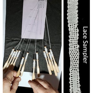 Bobbin Lace Beginner Kit: DIY Craft With Pillow & Bobbins - Beginner ...