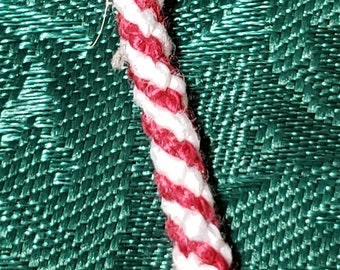 Candy Cane Kumihimo Braid Kit:DIY Japanese Braiding - Beginner Friendly