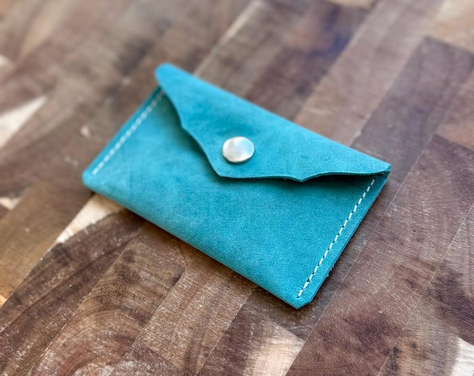 The Teal Prairie Pocket Snap Wallet