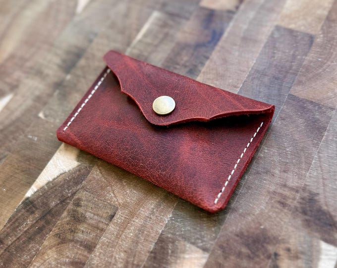 The Red Prairie Pocket Snap Wallet