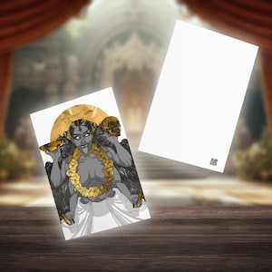 Carte de prière de Kali : le spectre
