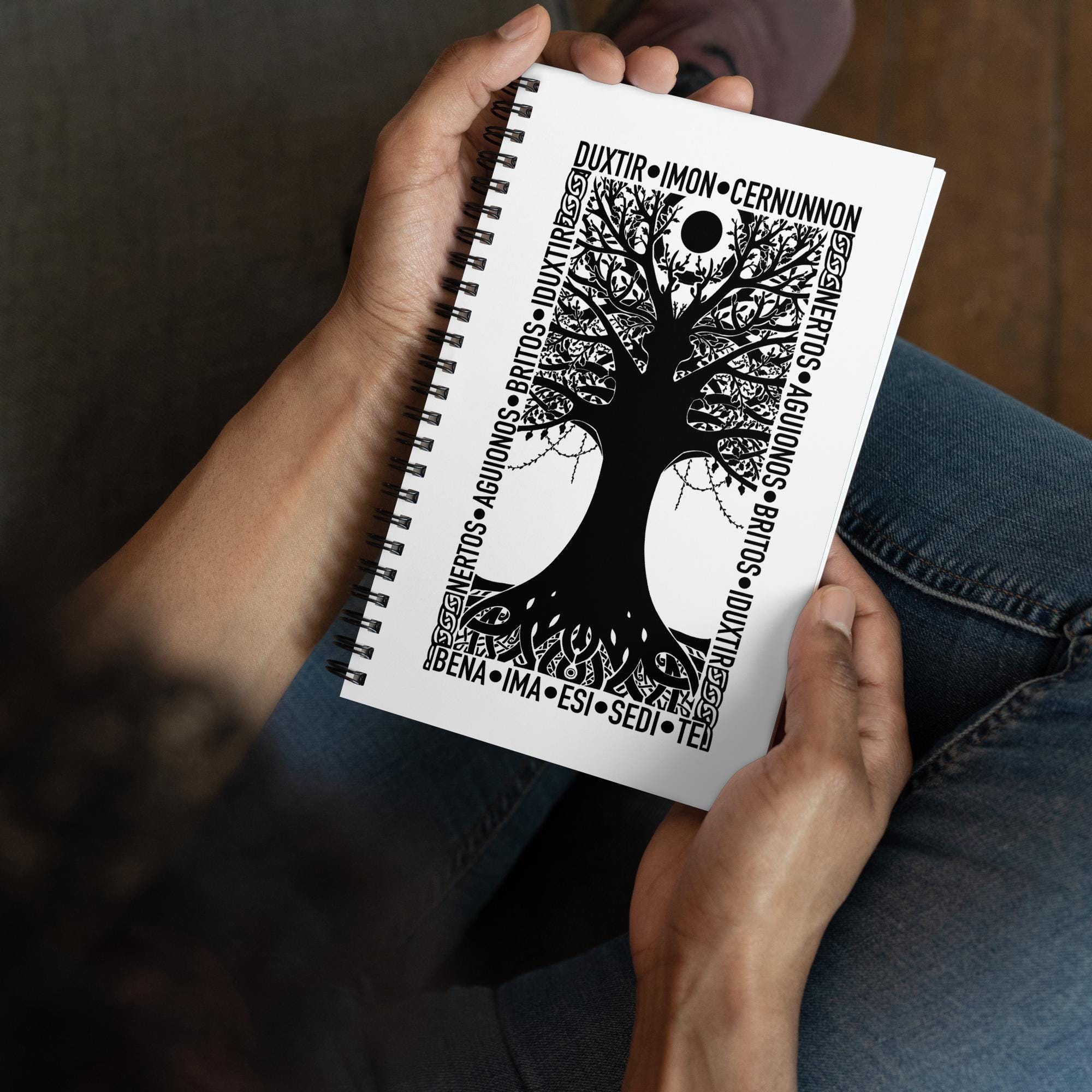 Cahier à spirale Cernunnos : Arbre du monde celtique