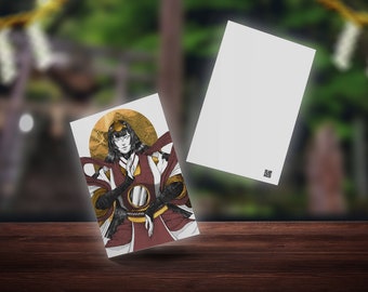 Carte de prière Amaterasu : le spectre