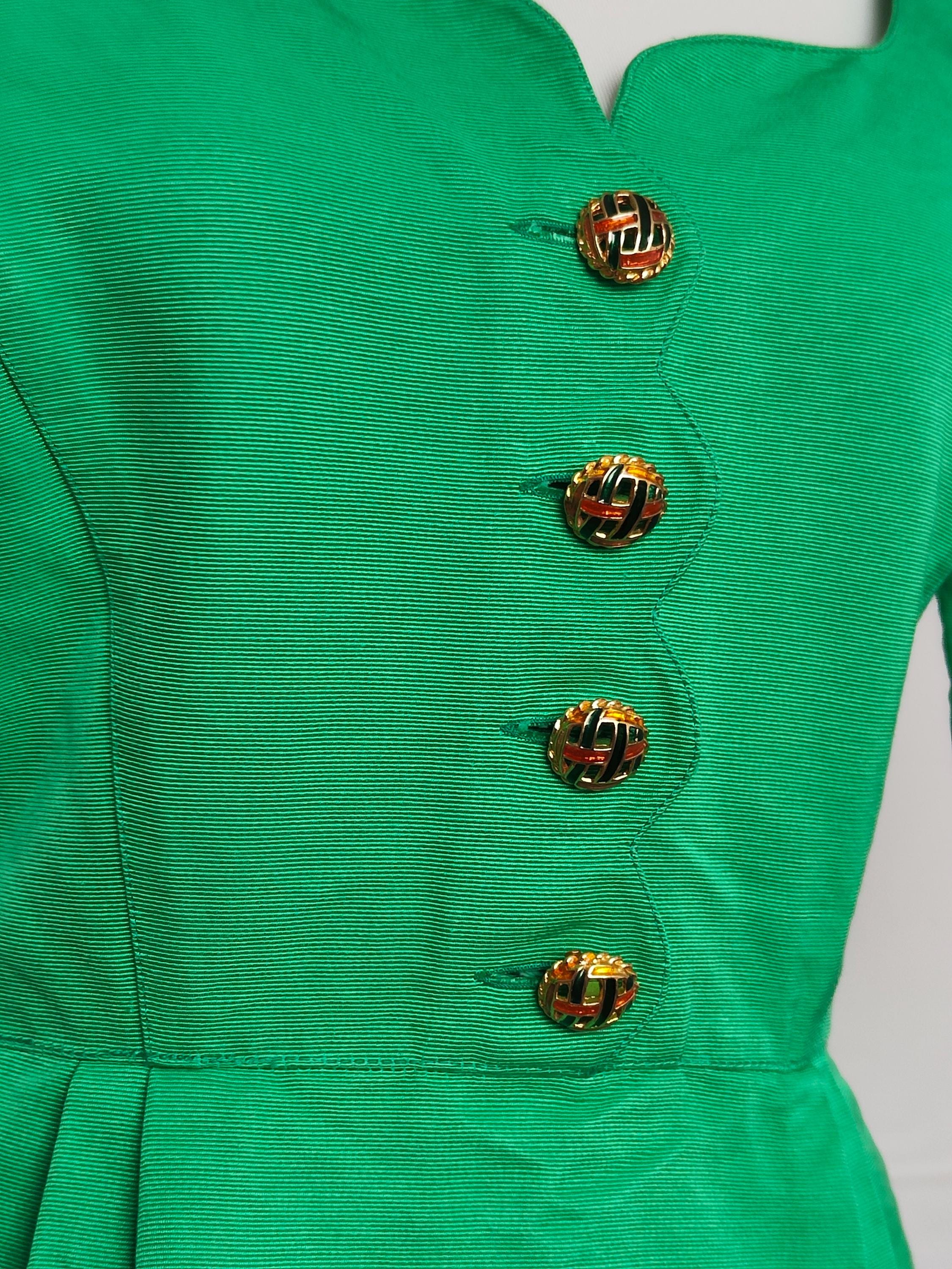 Vintage Emanuel Ungaro Dress  Green Couture Mini Dress Made in Italy  80s  90s Designer Bodycon Dress  Luxury Vintage XS - Etsy Canada