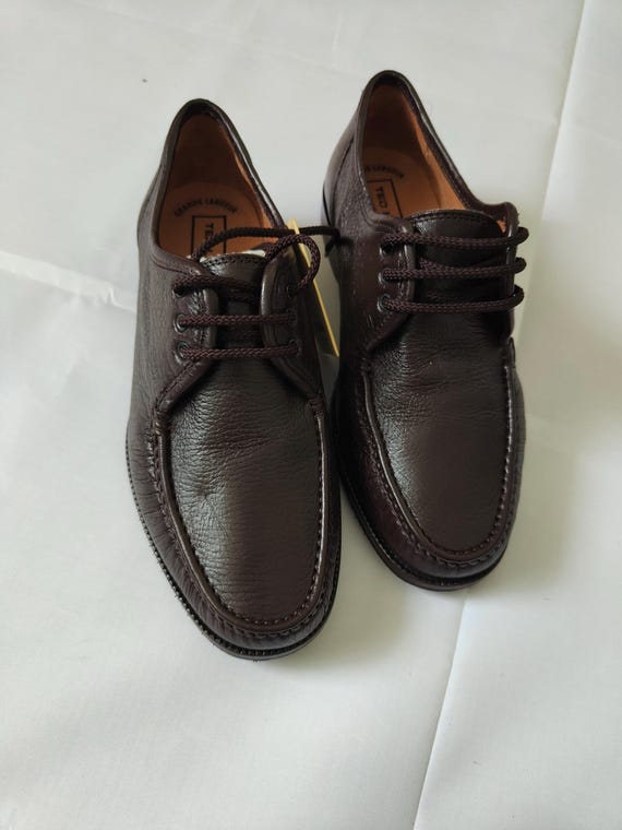 Ted Lapidus Men\'s Brown Leather Dress Shoes Leather lace ups Ted Lapidus Brown size 44 EU in Leather  main image 3