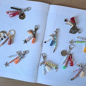 Llaveros / charms para bolsos personalizables para el día de la madre, agradecimiento, amistad, amor, nombre, etc.
