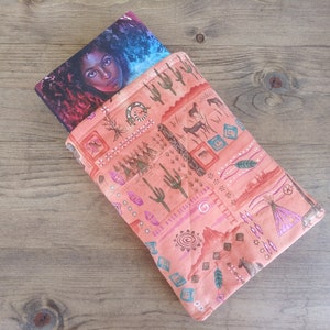 Padded Book Sleeve South Western print