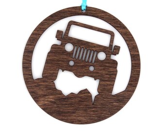 jeep ornament etsy jeep christmas ornament