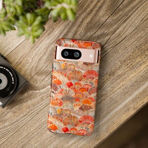 Custodia artistica per Google Pixel, design audace con scocca dipinta a mano, cover unica per telefono, regalo per gli amanti dell'oceano, custodia protettiva, atmosfera da spiaggia