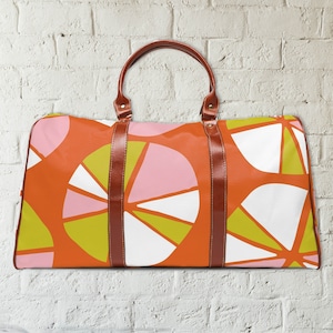 Waterproof Travel Bag, Weekender Bag, Travel Bag, Waterproof Weekender Bag. Mod Travel Bag, Mod Weekender Bag, Fun Bag
