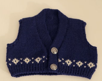knitting pattern for teddy bear waistcoat