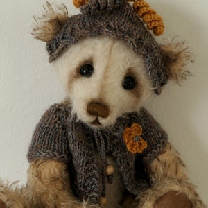 ARTIST BEAR,  One of A Kind Bear, Teddy Bear, Mohair Bear, Artist bear, Christmas Gift, birthday gift