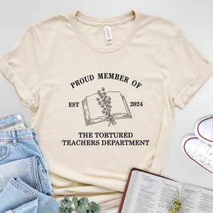 Stolzes Mitglied des Tortured Lehrer Abteilung T-Shirt
