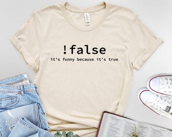 面白い偽プログラミングコーディングユニセックスTシャツ、プログラマーTシャツ